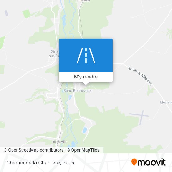 Chemin de la Charrière plan