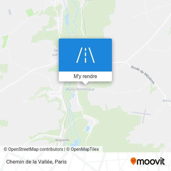 Chemin de la Vallée plan
