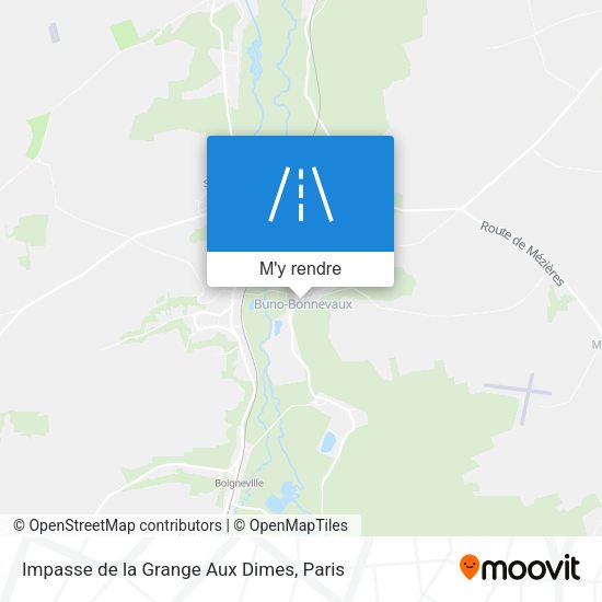 Impasse de la Grange Aux Dimes plan