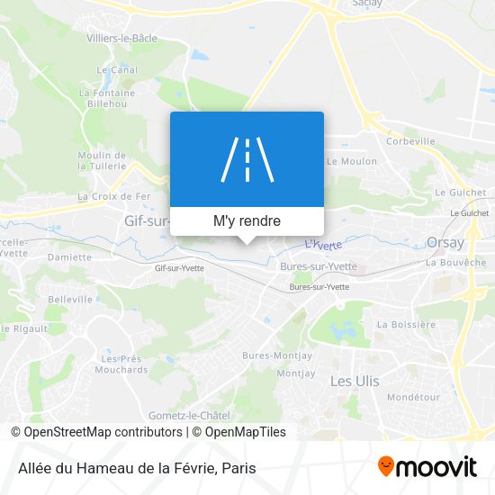 Allée du Hameau de la Févrie plan