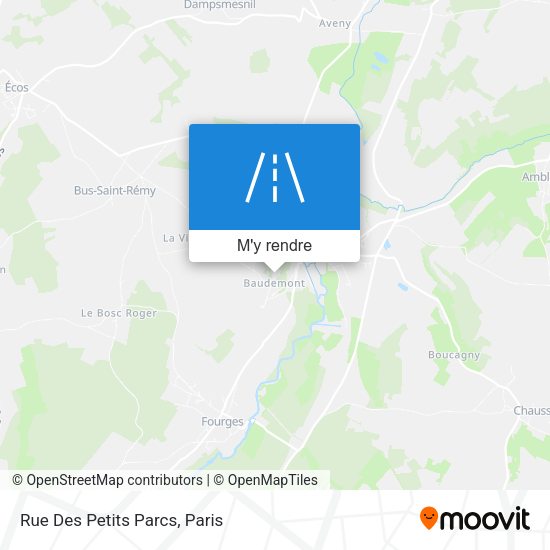 Rue Des Petits Parcs plan