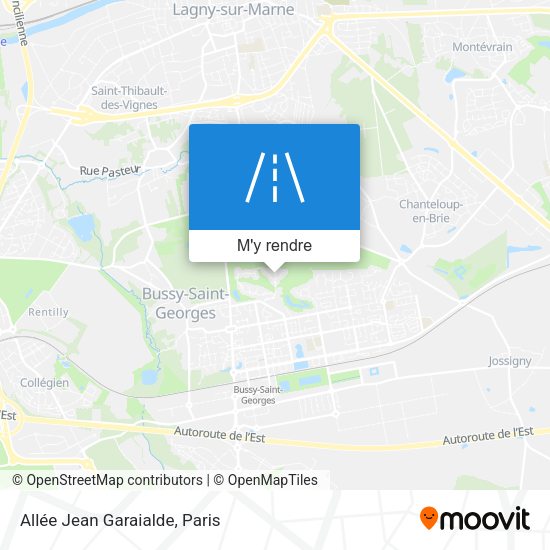 Allée Jean Garaialde plan