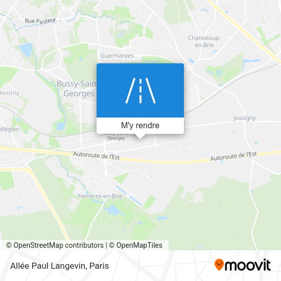 Allée Paul Langevin plan