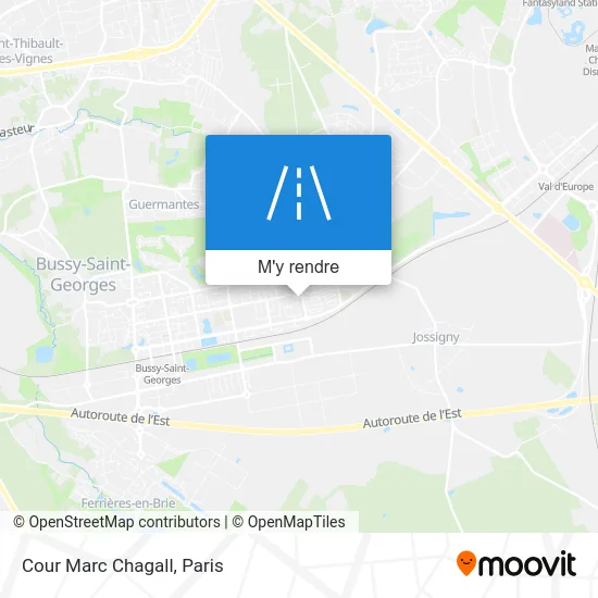 Cour Marc Chagall plan