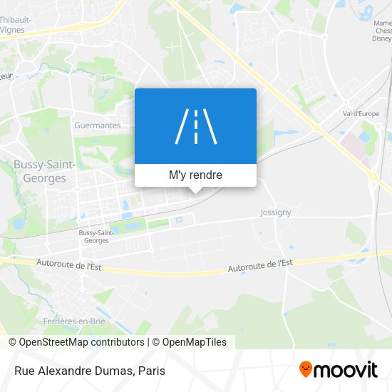 Rue Alexandre Dumas plan