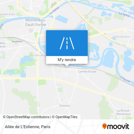 Allée de L'Eolienne plan