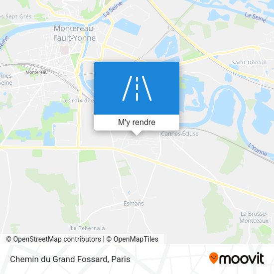 Chemin du Grand Fossard plan