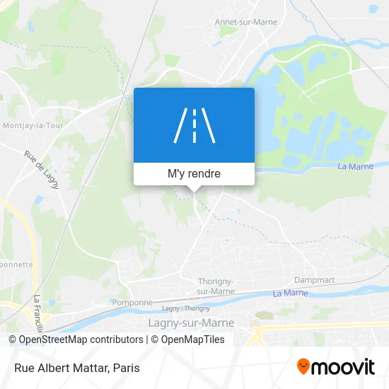 Rue Albert Mattar plan