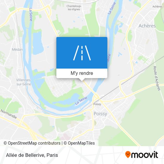 Allée de Bellerive plan