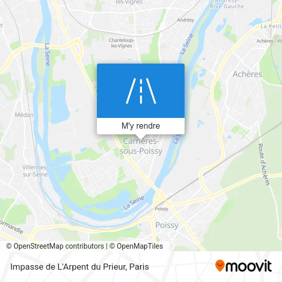 Impasse de L'Arpent du Prieur plan