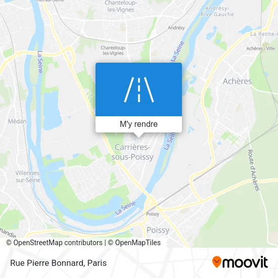 Rue Pierre Bonnard plan