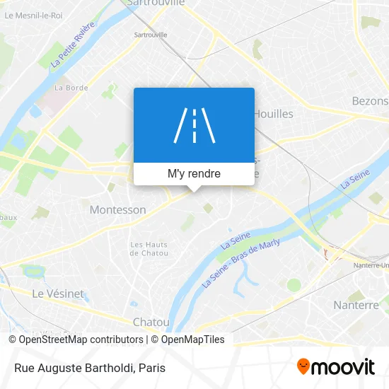 Rue Auguste Bartholdi plan