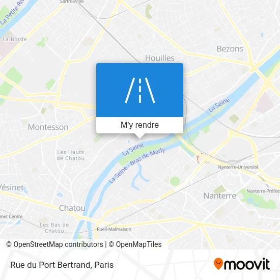 Rue du Port Bertrand plan