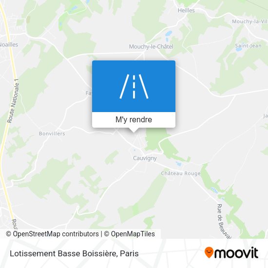 Lotissement Basse Boissière plan