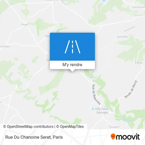 Rue Du Chanoine Seret plan