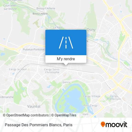 Passage Des Pommiers Blancs plan