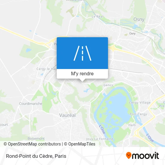 Rond-Point du Cèdre plan