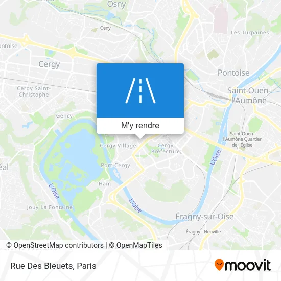 Rue Des Bleuets plan