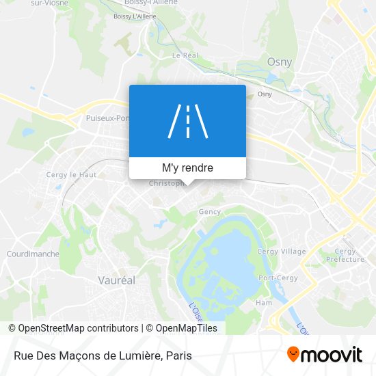 Rue Des Maçons de Lumière plan