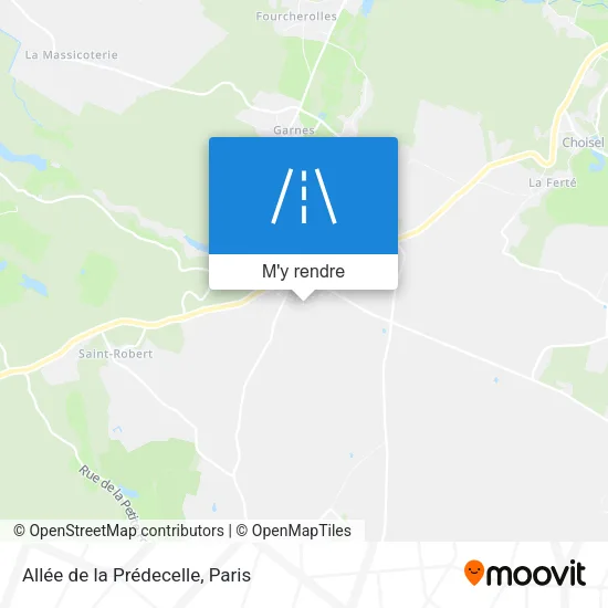 Allée de la Prédecelle plan