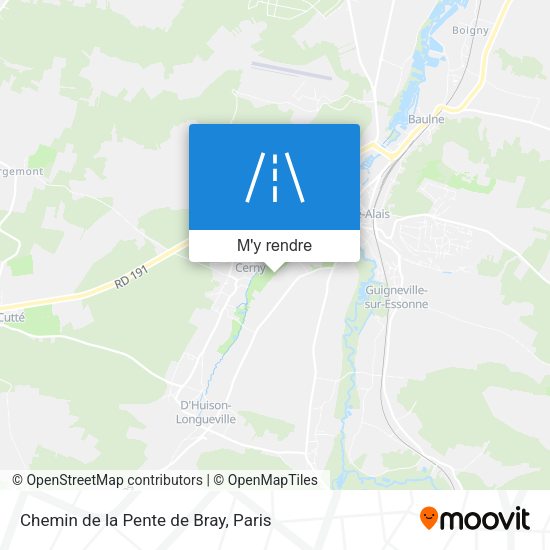 Chemin de la Pente de Bray plan