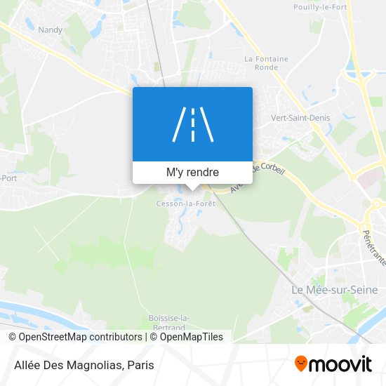 Allée Des Magnolias plan