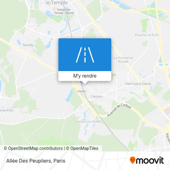 Allée Des Peupliers plan