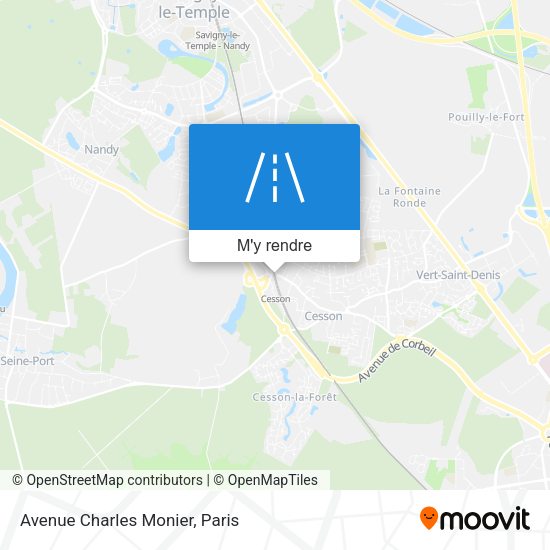 Avenue Charles Monier plan