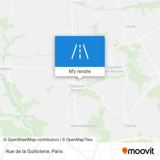 Rue de la Guilloterie plan