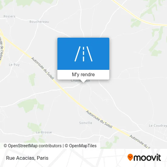 Rue Acacias plan