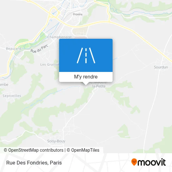 Rue Des Fondries plan