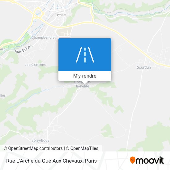 Rue L'Arche du Gué Aux Chevaux plan