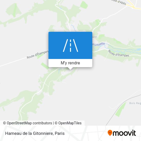 Hameau de la Gitonniere plan