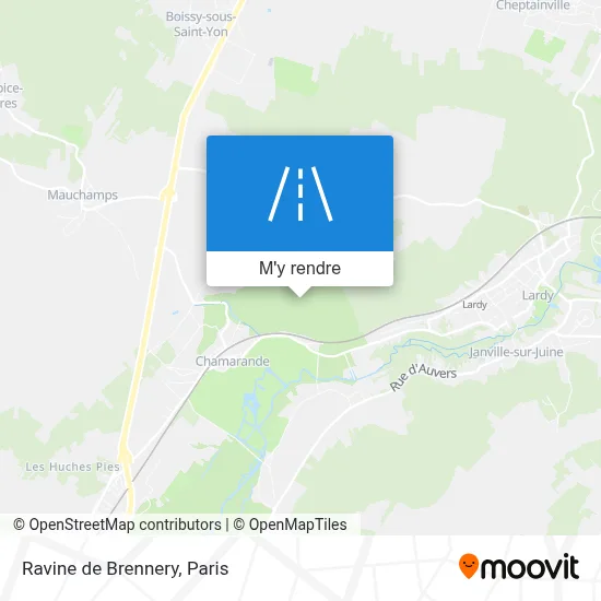 Ravine de Brennery plan