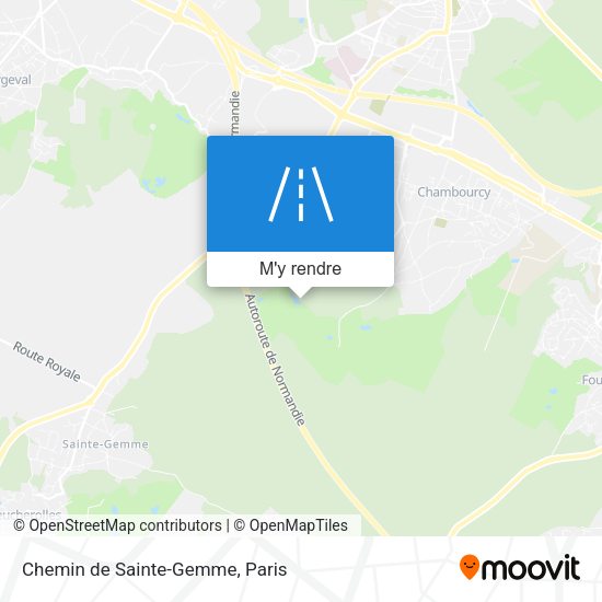 Chemin de Sainte-Gemme plan