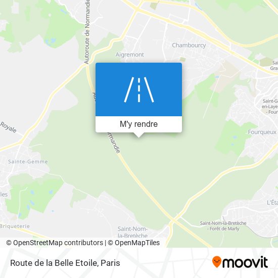 Route De La Belle Etoile plan