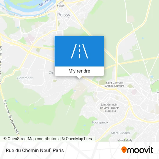 Rue du Chemin Neuf plan