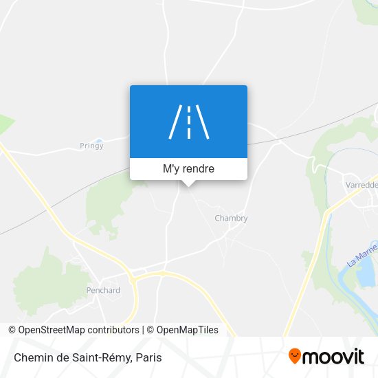 Chemin de Saint-Rémy plan