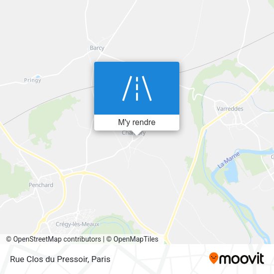 Rue Clos du Pressoir plan