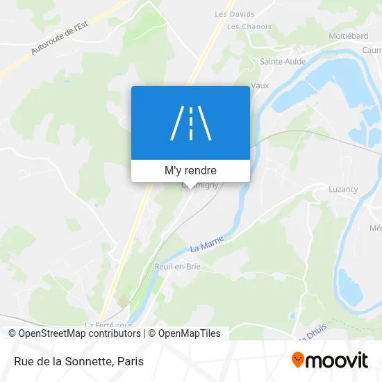 Rue de la Sonnette plan