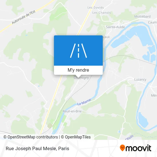 Rue Joseph Paul Mesle plan