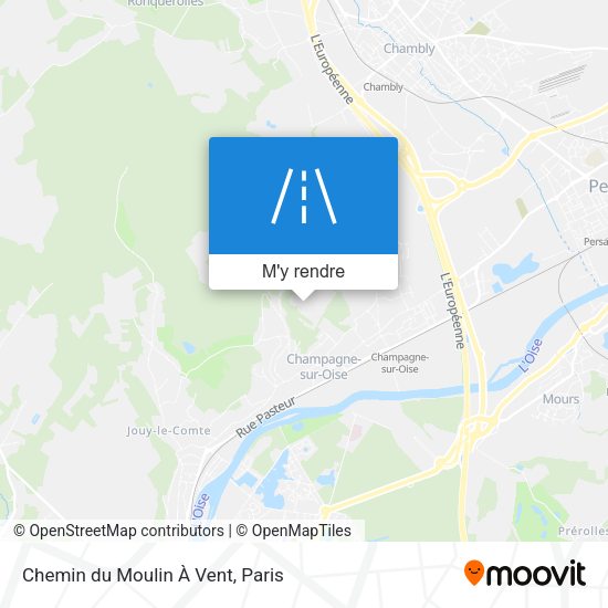 Chemin du Moulin À Vent plan