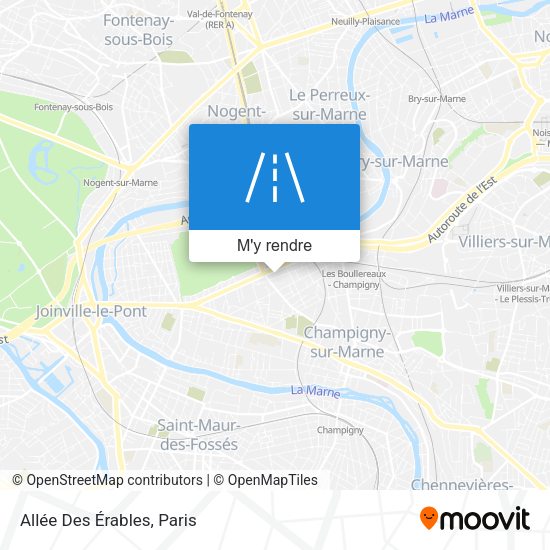 Allée Des Érables plan