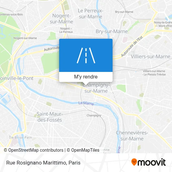 Rue Rosignano Marittimo plan