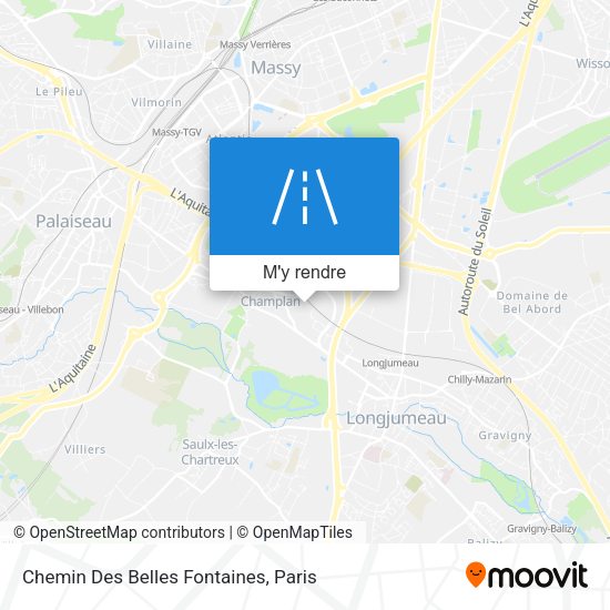 Chemin Des Belles Fontaines plan