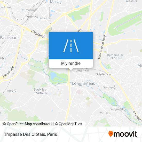 Impasse Des Clotais plan