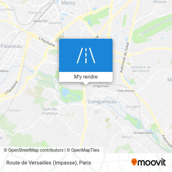 Route de Versailles (Impasse) plan