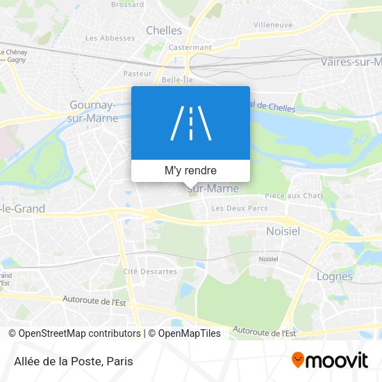 Allée de la Poste plan