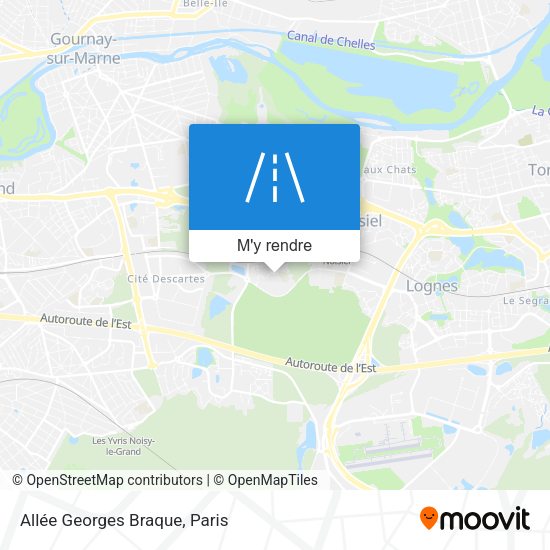 Allée Georges Braque plan