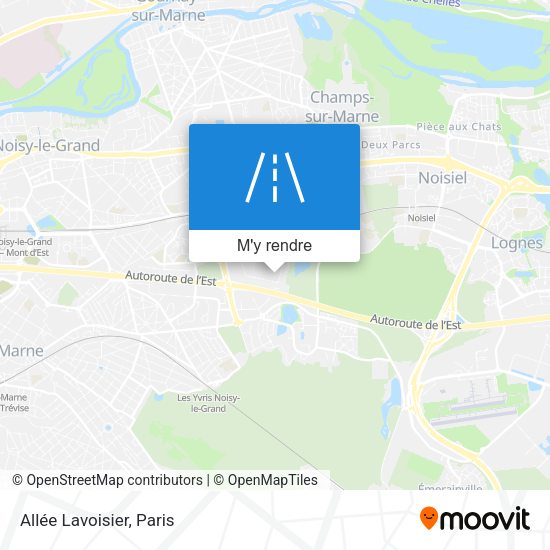 Allée Lavoisier plan